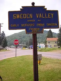 Gut erhaltenes Beispiel eines Originalpfostens