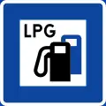 Tankstelle mit Autogas