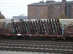 Finnischer Weichentransportwagen ohne Hydraulik