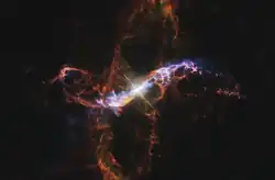 Aufnahme des Sterns durch das Hubble-Weltraumteleskop