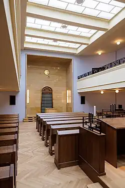 Synagoge Reichenbachstraße - Hauptraum