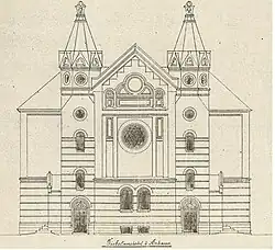 Ansicht der Ostfassade
