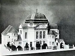 Modell der Synagoge, 1912