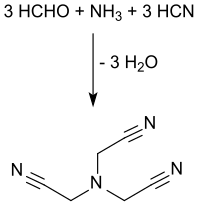 Synthese von Nitrilotriacetonitril NTAN
