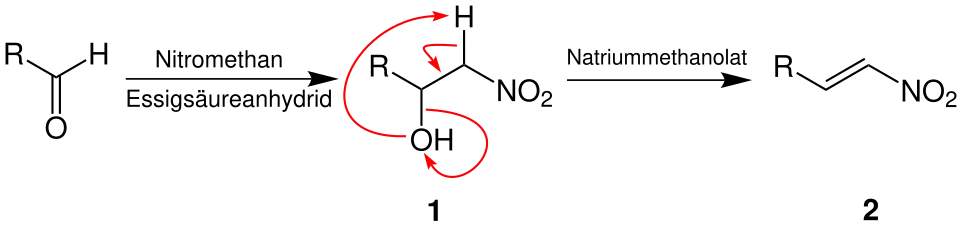 Synthese von Nitroalkenen ausgehend von einem Aldehyd