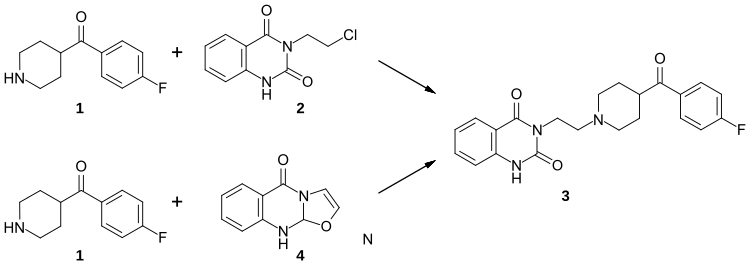 Synthese von Ketanserin