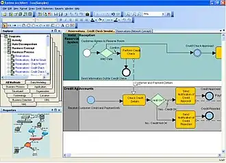 Bildschirmaufnahme von System Architect