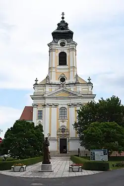 Die barocke Klosterkirche Nagyboldogasszony