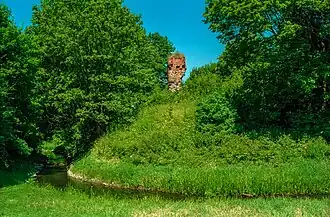 Ruine der Ordensburg auf dem Schlossberg