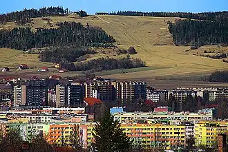 Der Berg oberhalb von Jelenia Góra