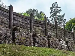 Rekonstruktion der Wallburg auf dem Tönsberg