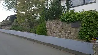 Blick aus Richtung Friedhof bergwärts