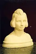 Mädchenkopf, 1921, Marmor