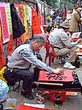 Klassische Kalligraphie zu Tết in Hanoi