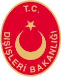 Das Emblem des türkischen Außenministeriums