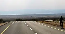 Blick von der T17 zum Manyara-See