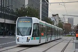 Linie T3b an der Porte d’Asnieres, 2018