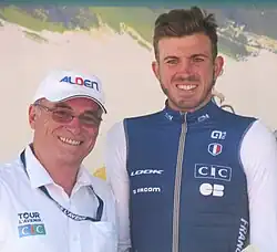 Clément Izquierdo mit Bernard Hinault (2024)