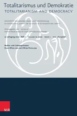 Titelblatt von „Totalitarismus und Demokratie“, 17. Jahrgang, Heft 1