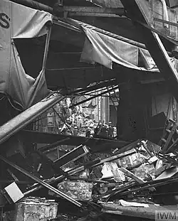 Bombenschäden bei Madame Tussauds (1940)