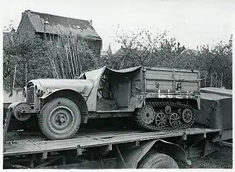 Unic TU 1 nach dem Krieg durch U. S.-amerikanische Truppen erbeutet.