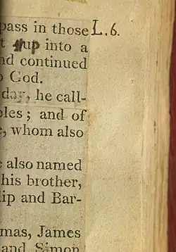 Zwei Buchseiten mit von Jefferson neu zusammengestellten Bibelversen