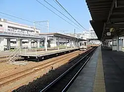 Ansicht der Bahnsteige