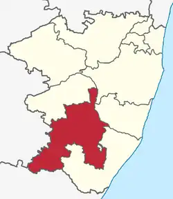 Lagekarte des Subdistrikts