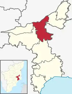 Lagekarte des Subdistrikts