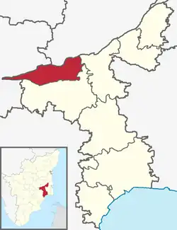 Lagekarte des Subdistrikts