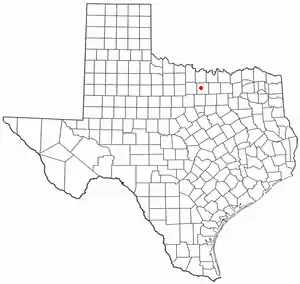Lage von Bridgeport in Texas