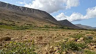 Rotes Gestein in den Tablelands