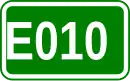 Zeichen der Europastraße 010