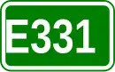Zeichen der Europastraße 331