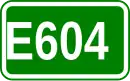 Zeichen der Europastraße 604