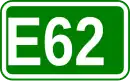 Zeichen der Europastraße 62