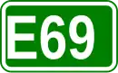 Zeichen der Europastraße 69