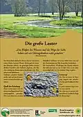 Bilder und Texte der Tafel an der Großen Lauter
