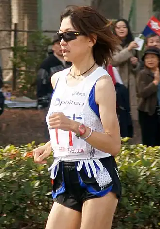 Rang dreizehn für Naoko Takahashi (hier beim Nagoya-Marathon 2014) – 2000 wurde sie Marathon-Olympiasiegerin