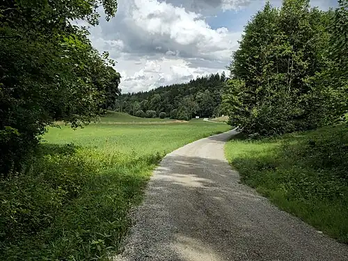 Tal des Kirchstätter Bachs südlich von Kirchstätt