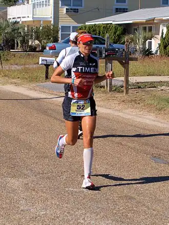 Tamara Kozulina beim Ironman Florida, 2010