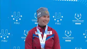 Derbuschewa bei der Universiade 2019