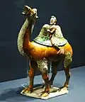 Kamel mit Reiter, wohl einen Sogder darstellend, Tang-Dynastie, Palastmuseum Peking