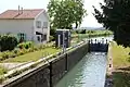Schleuse am Rhein-Marne-Kanal