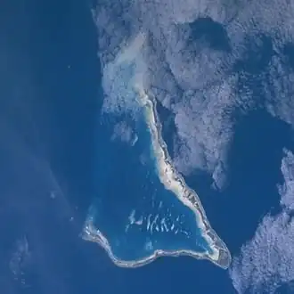 NASA-Bild von Tarawa