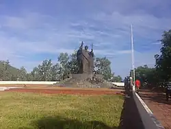 Papst Johannes Paul II. Statue in Tasitolu