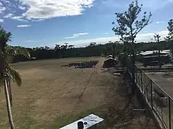 Sportplatz des lokalen College (2016)