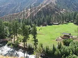 Eine Ranch im Gebiet