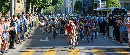 6. Etappe – Durchfahrt des Feldes in Zürich