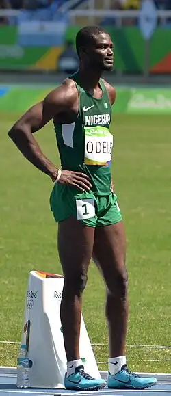 Tega Odele – ausgeschieden als Sechster in 20,49&nbsp;s